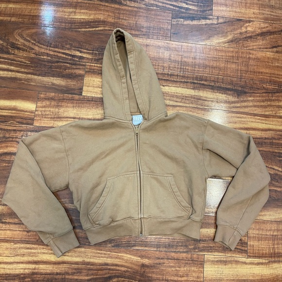 Aritzia Tops - Aritzia Tna Cozy Fleece Boyfriend Full Zip Hoodie XXS